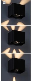 Rabalux 77169 - LED Vonkajšie nástenné svietidlo HALLSTATT LED/10W/230V IP54 hnedá