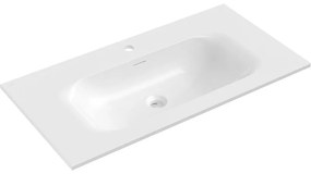Mexen Vela, umývadlo na zapustenie 91 x 46,5 cm, biela lesklá, 25239000