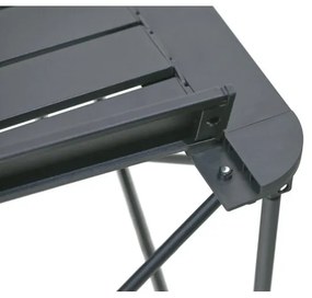 Skladací kempingový stôl 52x52cm antracit