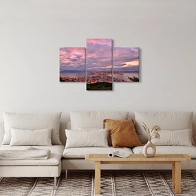 Obraz - Súmrak nad mestom (90x60 cm)