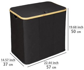 Látkový kôš na bielizeň 105 l Trio Ecori - Wenko
