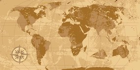 Obraz na korku historická mapa sveta