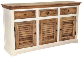 furniture-nabytek.cz - Rustikálna komoda z masívneho manga 160x90x45