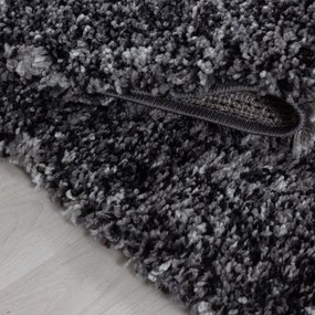 Ayyildiz Kusový koberec ENJOY 4500, Antracitová Rozmer koberca: 120 cm KRUH