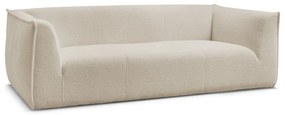 Béžová pohovka z textílie buklé 242 cm Giorgia – Bobochic Paris
