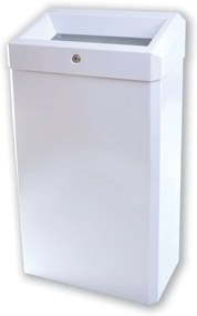 Závesný odpadkový kôš Merida Stella 27 l, otvorený, biela