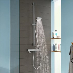 HANSGROHE Croma Select E ručná sprcha Vario 3jet EcoSmart, 110 x 110 mm, biela/chróm, 26813400