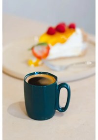 Tmavozelené kameninové hrnčeky v súprave 2 ks na espresso 80 ml Fuori – Vialli Design