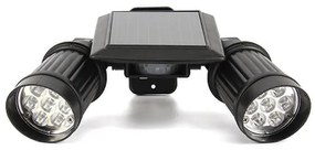 Obojsmerná solárna LED lampa s detektorom pohybu