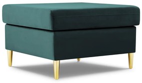 Zamatová podnožka v petrolejovej farbe Kyoto – Cosmopolitan Design
