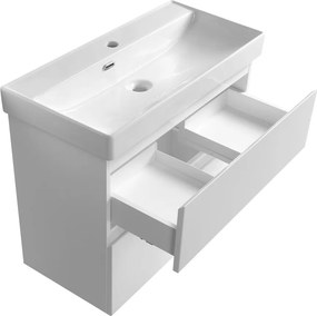 Aqualine Aqualine, ALTAIR umývadlová skrinka 76x60x37cm, biela, AI288