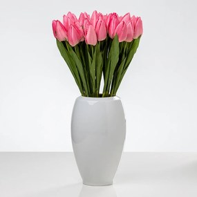 Umelý tulipán ALAN v ružovej farbe dlžka 50 cm. Cena uvedená za 1 kus.