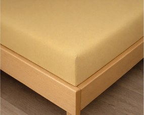 Kvalitex Luxusné bavlnené JERSEY prestieradlo s lycrou 90x200 cm - béžové