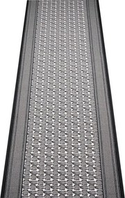 Kusový koberec GRENOBLE strieborná 67 x 250 cm