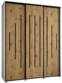 Skriňa 45 Canaris 12 200 biela/artisan/čierna