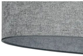 Duolla - Luster na lanku OVAL 1xE27/15W/230V šedá