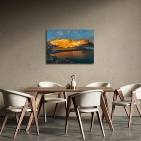 Obraz vysokohorskej krajiny (70x50 cm)