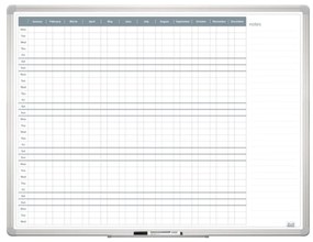 Toptabule.sk  Ročná plánovacia tabuľa 120x90 cm