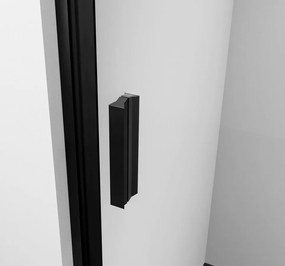 Polysan Polysan, ZOOM BLACK sprchové dvere do niky 900 mm, pravé, číre sklo, ZL4915BR-01