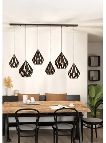 Eglo 43846 - Luster na lanku CARLTON 6xE27/40W/230V
