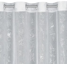 ZÁCLONA NA KRÚŽKOCH BELLE 140X250 CM VZOROVANÁ