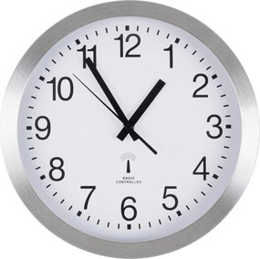XXXLutz NÁSTENNÉ HODINY strieborná, biela 30 cm Ambia Home - Hodiny - 0090070047