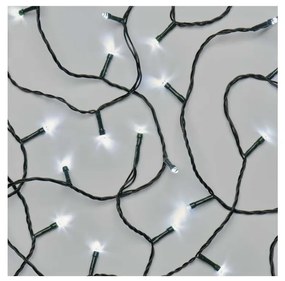 LED Vianočná vonkajšia reťaz 180xLED/8 módů 23m IP44 studená biela