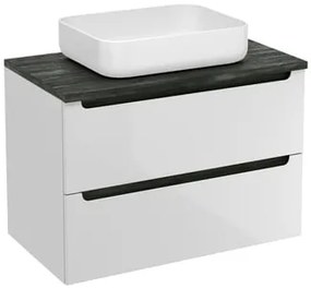 Kúpeľňová skrinka pod umývadlo Naturel Stilla 80x60x45 cm biela STILLAD08057DC, 1 ks