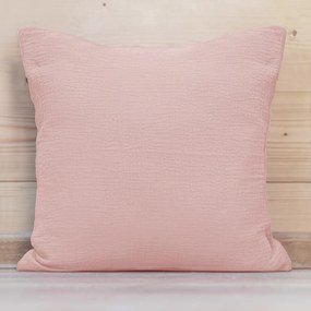 Biante Mušelínová obliečka na vankúš MSN-078 Púdrovo ružová 70 x 90 cm