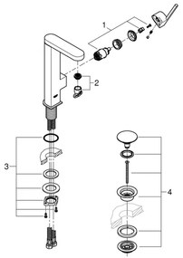 GROHE 23873003 - Umývadlová batéria PLUS veľkosť L lesklý chróm
