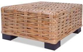 vidaXL Konferenčný stolík 45x45x30 cm prírodný ratan