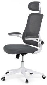 Autronic BONTEC Kancelárska stolička, hojdací mechanizmus, šedá sieťovina, KA-Q843 GREY Farba: Šedá