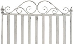 Kovové hojdacie kreslo Smile (SET 2 ks) - Biela antik