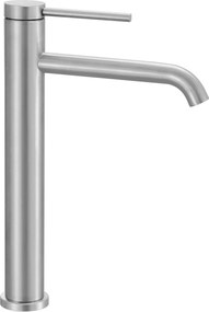 Rea Clif, vysoká umývadlová batéria h-295, brúsená oceľ, REA-B5330