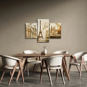 Obraz - Parížske pamiatky (90x60 cm)