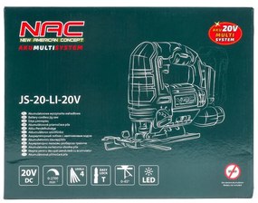 Aku priamočiara píla NAC - 20V | JS-20-LI-20V