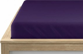 Jersey plachta s lycrou tmavofialová 180 x 200 cm