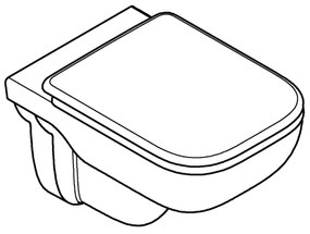 GROHE 39815000 - Závesné WC START EDGE 53,8 x 36,5 cm durobiela