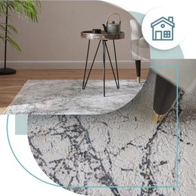 Koberec Arte Magic Marble sivý