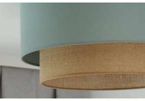 Duolla - Stropné svietidlo BOHO 1xE27/15W/230V pr. 45 cm zelená/hnedá