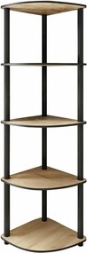 Regál Corner Oak, 5 polic