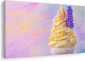 Obraz - Zmrzlina s levanduľou (90x60 cm)