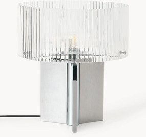 Stolová lampa's drážkovaným sklom Emmi