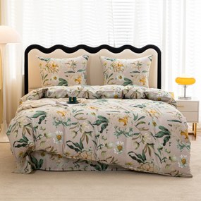 Obliečky z mikrovlákna ELYSIA, svetlo sivé Rozmer obliečky: 2 ks 70 x 80 cm | 160 x 200 cm