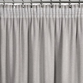 ZÁVES NA PÁSKE ERIS 140X270 CM TMAVOBÉŽOVÁ