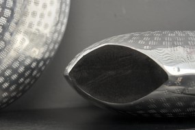 Váza Oriental 2ks 40cm a 30cm strieborná
