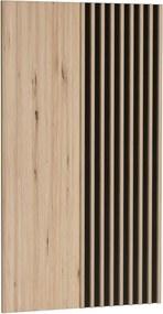 Nástenný panel Moderno C11 80 cm dub Artisan/čierny