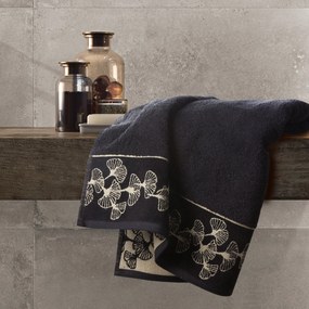 BAVLNENÝ UTERÁK LIMITED COLLECTION VICTORIA10 70X140 CM ČIERNA