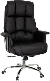 XXXLutz KANCELÁRSKE KRESLO, vzhľad kože, čierna MID.YOU - Online Only kancelárie - 001918040701