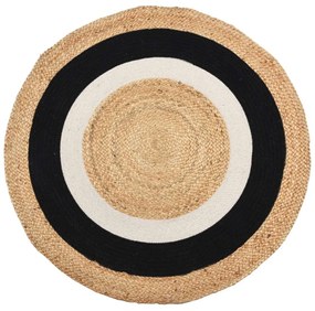 Koberec Ingrid, (fi) 90 cm, béžová/biela/čierna